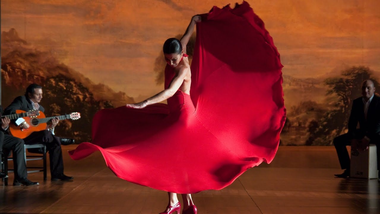 silueta flamenco baile